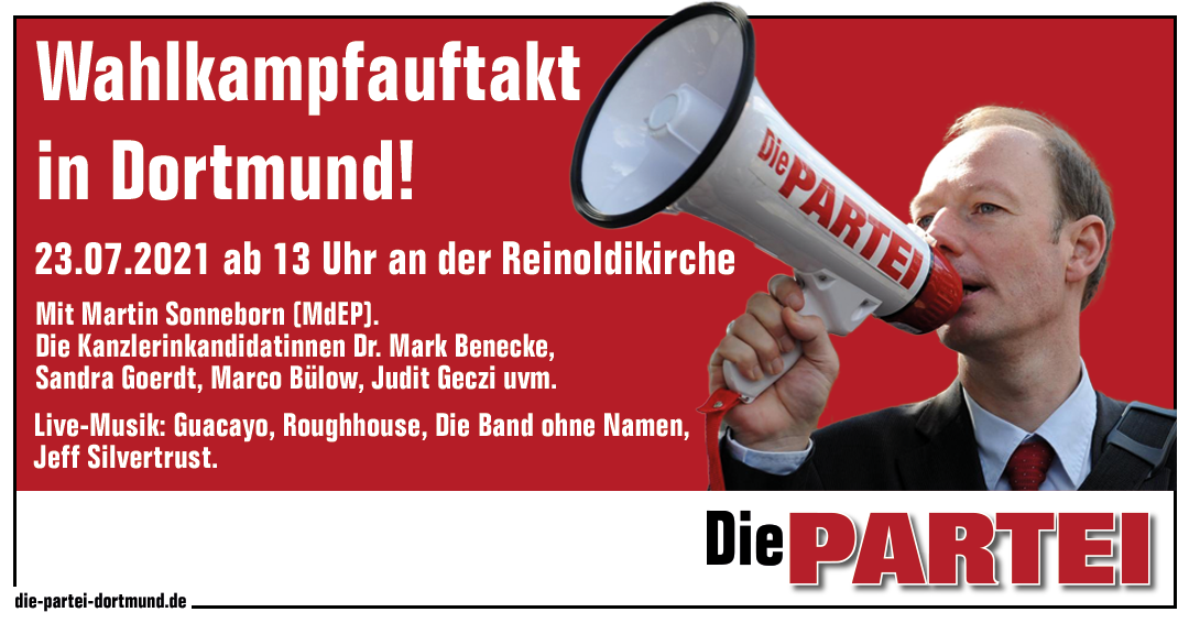 Save the date – Wahlkampfauftakt in Dortmund!